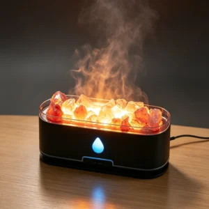 GlowMist Flame Effect Aroma Diffuser main product photo